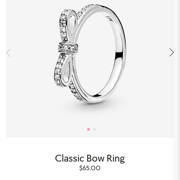 Classic Bow Ring Pandora | Poshmark
